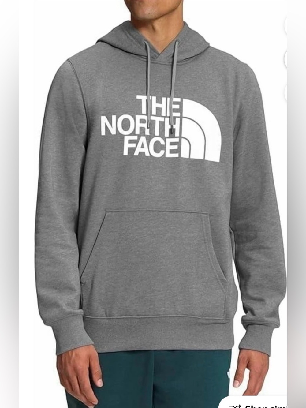 THE NORTH FACE Grey Men's Half Dome Pullover Hoodie Size XL